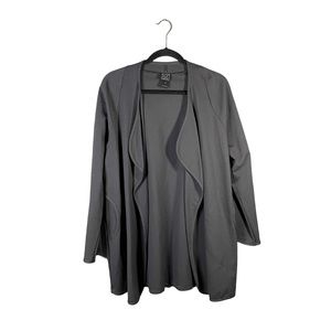 Clara Sun Woo Grey Flowy Cardigan Sweater Size Small Business Casual Office